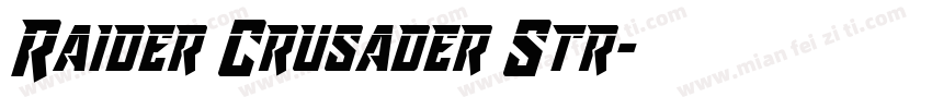 Raider Crusader Str字体转换